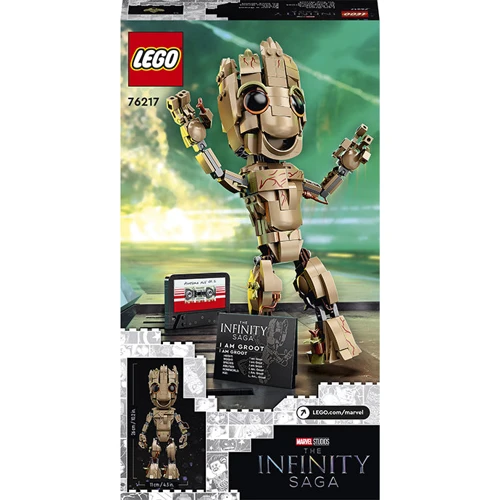 Конструктор LEGO Super Heroes Marvel Я есть Грут (76217): Количество деталей, шт. 476