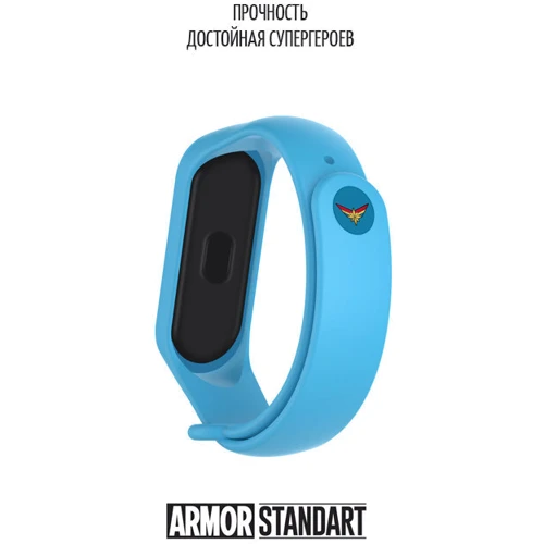 Ремінець ArmorStandart Superhero Captain Marvel Blue (ARM57075) for Xiaomi Mi Smart Band 5/6/7