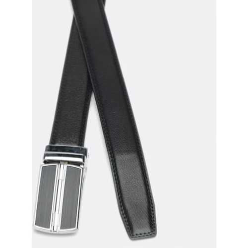 Мужской ремень Borsa Leather с пряжкой автомат (CV1058-1-black): Пол Мужской