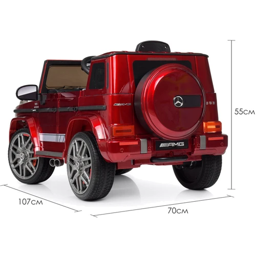 Дитячий електромобіль Джип Bambi Racer Mercedes-Benz, червоний (M 4179EBLRS-3): Максимальне навантаження, кг 25