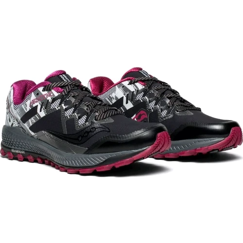 Кросівки для бігу Saucony Peregrine 8 Ice + (10450-1s) 38.5 чорні текстиль всесезон: Матеріал верху Текстиль
