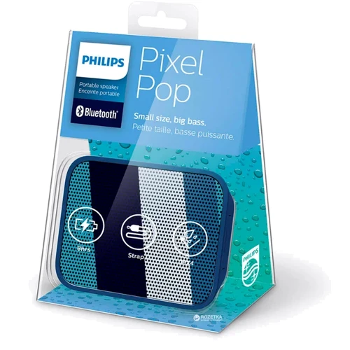 Акустика Philips BT110A/00 Blue (BT110A): Звуковая система 1.0