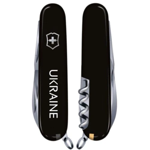 Мультитул Victorinox Spartan Ukraine 91мм/12 функцій/чорний /Ukraine (1.3603.3_T0140u): Тип мини-мультитул