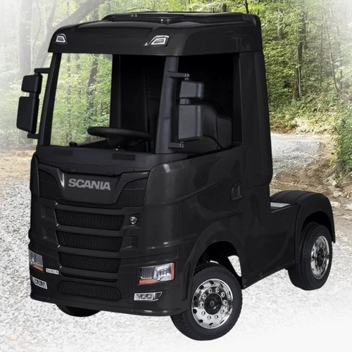 Дитячий електромобіль Bambi Racer Вантажівка чорна (M 6062EBLR-2)