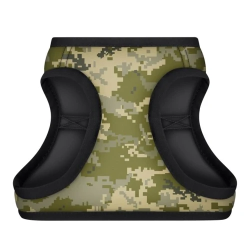 Шлея Waudog Clothes c QR паспортом Милитари для собак мягкая XS3 В 32-35 см С 22-24 см (222-4026) фото 2