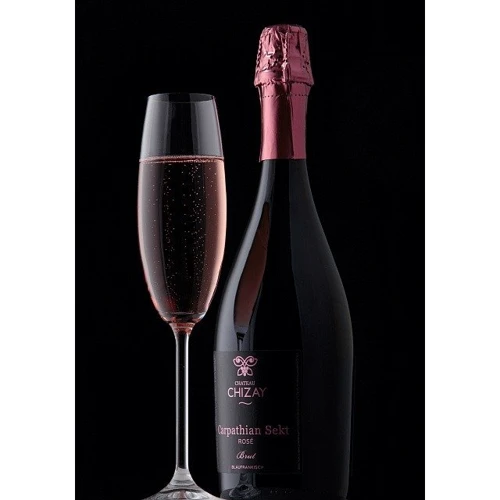 Игристое вино Chizay Carpathian Sekt Blaufrankisch розовое брют 0.75 (CHZ4820001633832): Объем, л 0.75