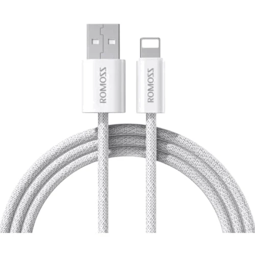 Кабель Romoss USB Cable to Lightning CB1234 5V 2.4A 2m White (CB1234-831-714H)