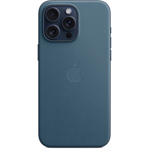 Чехол для iPhone Apple iPhone 15 Pro Max FineWoven Case with MagSafe - Pacific Blue (MT4Y3ZM/A): Цвет синий