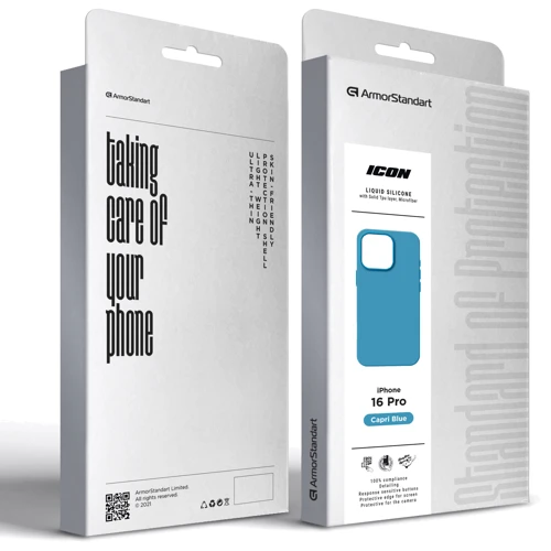 Чехол для iPhone ArmorStandart ICON2 Case Capri Blue for iPhone 16 Pro (ARM79638) фото 8