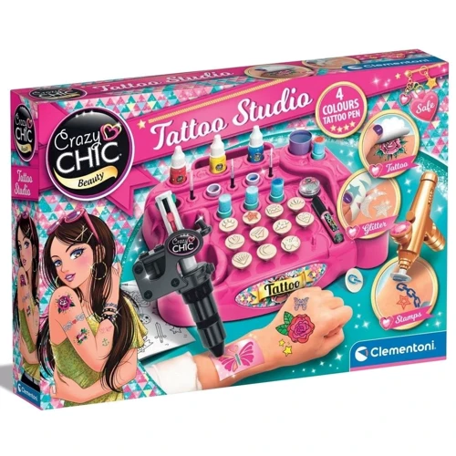 Набір для творчості Clementoni Tattoo Studio серія Crazy Chic (8005125186020)