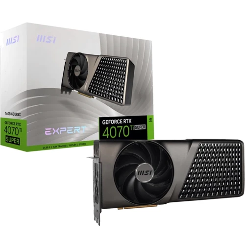 Видеокарта MSI GeForce RTX 4070 Ti SUPER 16G EXPERT (912-V513-689): Объем памяти, Гб 16