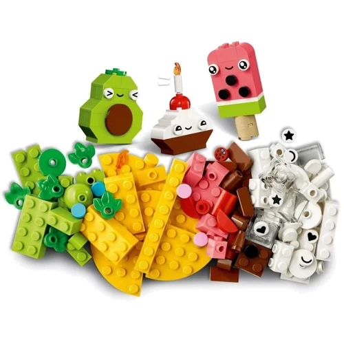 Конструктор LEGO Classic Творческие друзья с едой 150 деталей (11039): Рекомендуемый возраст 4+