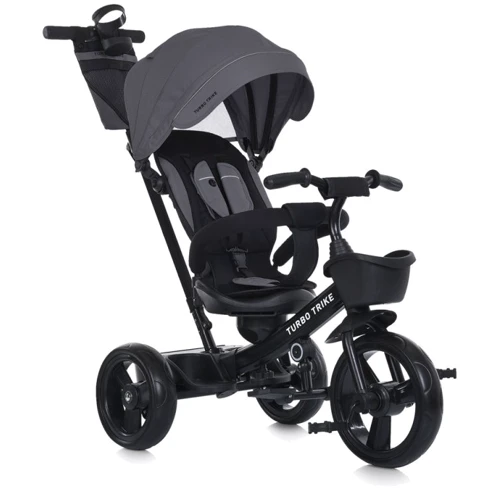 Велосипед детский трехколесный TurboTrike темно-серый (MT 1001-2)