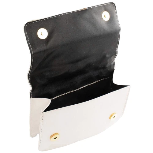 Жіноча сумка крос боді Valiria Fashion біла (5DETAA39202-white): Застібка Магнитная