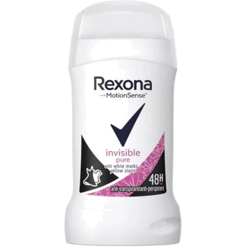 Rexona Motion Sense Woman Invisible pure антиперспирант-стик Чистый бриллиант 40 ml