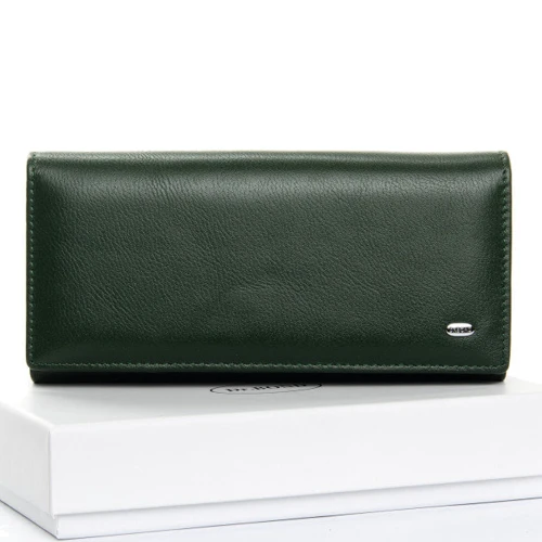 Женский кошелек Dr. Bond зеленый (32718 dark-green)