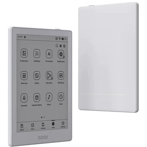 Електронна книга Onyx BOOX Go 6 White: Текстові формати PDF, EPUB, EPUB3, AZW3, MOBI, DOCX, PPT и HTML