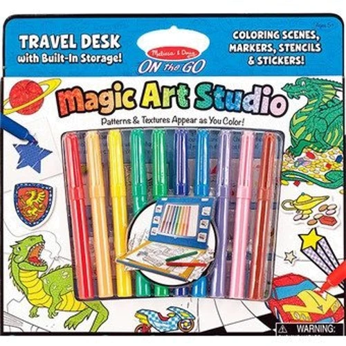 Чарівний набір для хлопчиків Melissa & Doug Розфарбовування, наклейка, трафарет (MD5240): Виробник Melissa&Doug