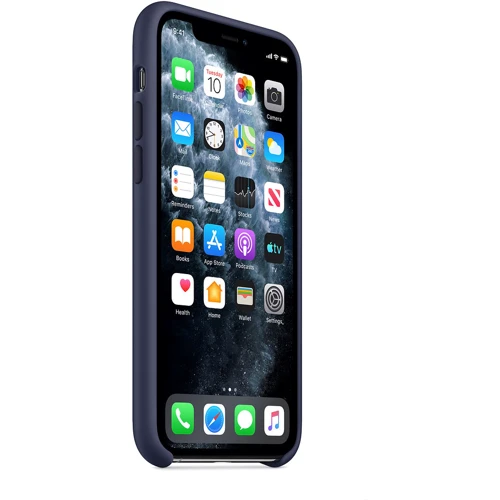 Чехол для iPhone Apple Silicone Case Midnight Blue (MWYJ2) for iPhone 11 Pro фото 5