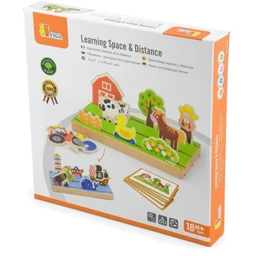 Дерев'яний ігровий набір Viga Toys Простір та відстань (50183): Виробник Viga Toys