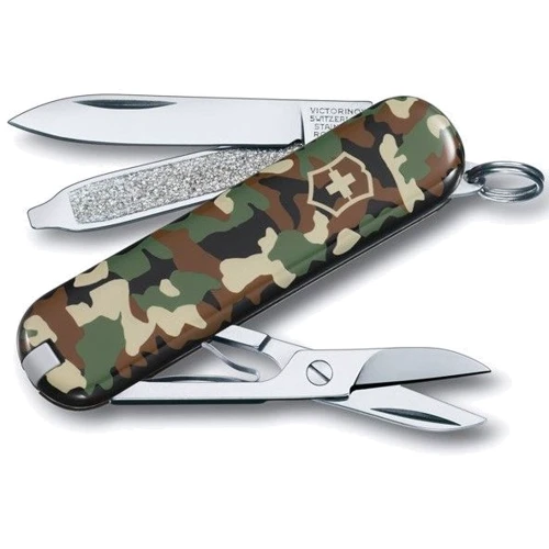 Мультитул Victorinox Classic Sd 58мм/7предметов/камуфляж (0.6223.94)