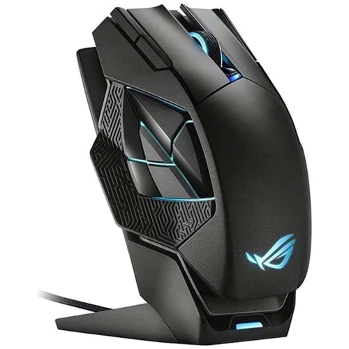 Мишка ASUS ROG Spatha X WL/USB Black (90MP0220-BMUA00): інтерфейс підключення Wireless, USB