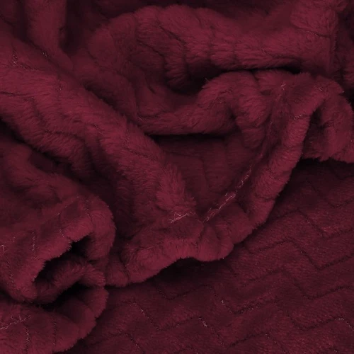 Плед Springos Extra Soft 160x200 см бордовый (HA7149) фото 6