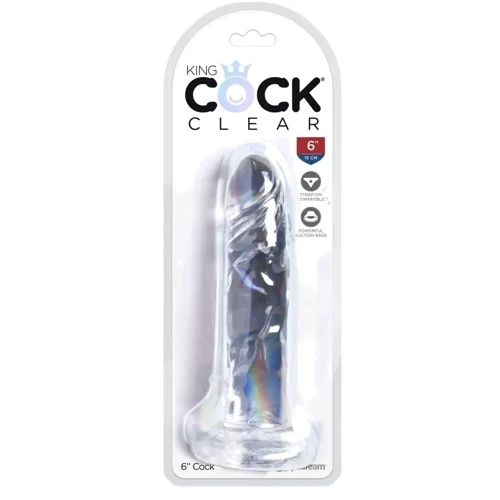 Фаллоимитатор Pipedream King Cock 6" Clear