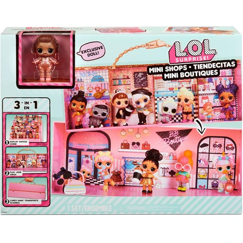 Игровой набор с куклой L.O.L. SURPRISE! Маленькие магазинчики 3-в-1 эксклюзивная кукла в комплекте (576297)