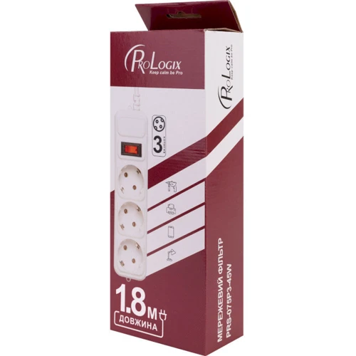 Сетевой фильтр ProLogix (PRS-075P3-18W): Тип Сетевые фильтры