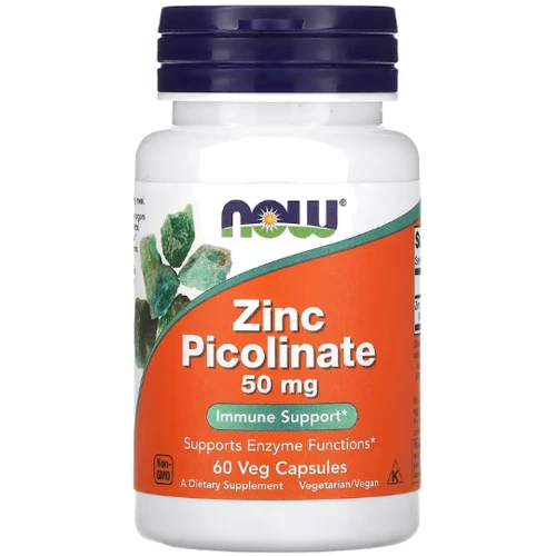 NOW Foods Zinc Picolinate 50 mg 60 veg caps Цинк пиколинат: Тип Цинк