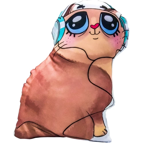 Подушка PAPAdesign "Кот в наушниках"
