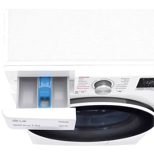 Стиральная машина LG F2V5HG0W: Сушка есть