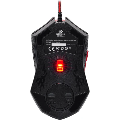 Мишка Redragon M601-BA (78226): Ергономіка для правой руки