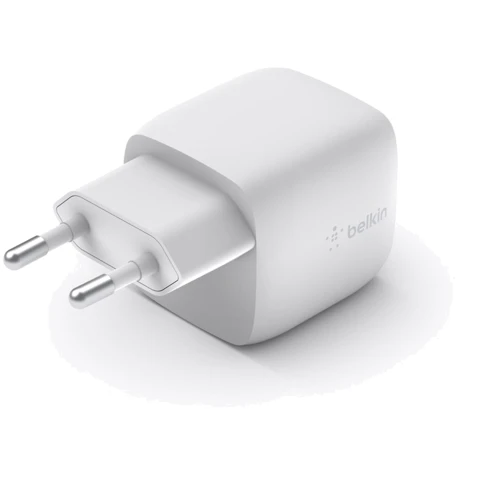 Зарядное устройство Belkin USB-C Wall Charger GAN 30W White (WCH001VFWH): Кабель в комплекте отсутствует