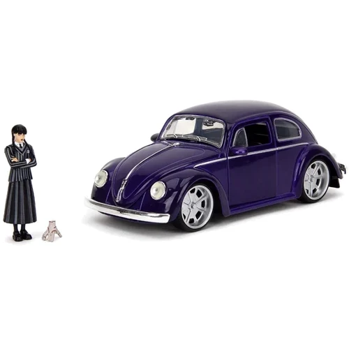 Машина металлическая Jada Венздей Фольксваген Битл с фигуркой Венздей 1:24 (253255076)