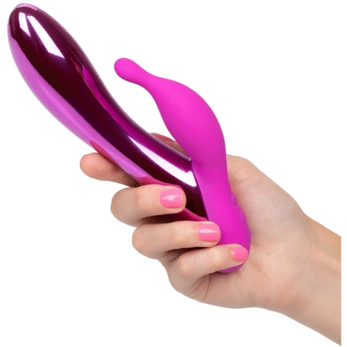 CalExotics DazzLED Radiance - вибратор кролик с LED подсветкой, 12.75x3.25 см