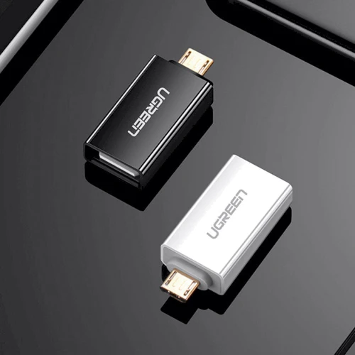 Адаптер Ugreen Adapter microUSB to USB3.0 White (30529): Интерфейс подключения microUSB