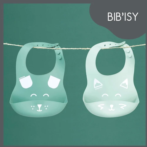 Слюнявчик Babymoov ISY зеленый (A007608): Цвет зеленый