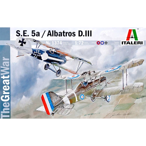 Модель Italeri Бипланы S.E.5a и Albatros D.III (IT1374)
