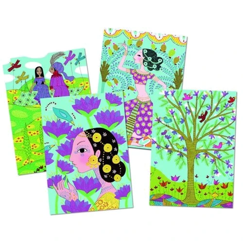 Художній комплект Djeco малювання кистями Живопис Сходу (DJ08642)