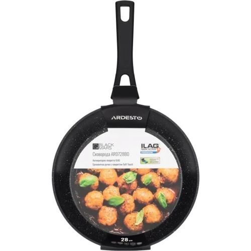 Ardesto Black Mars Orion 28 см (AR0728BO): Матеріал ручки Бакеліт