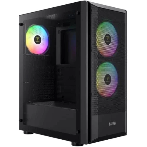 Корпус GAMDIAS Aura GC6 ARGB Black (4711514500660): Типоразмер Midi-Tower