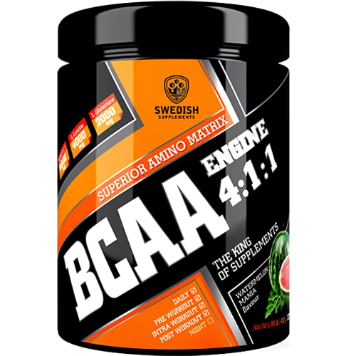Аминокислота для спорта Swedish Supplements BCAA Engine 4:1:1 400 g /30 servings/ Watermelon Mania