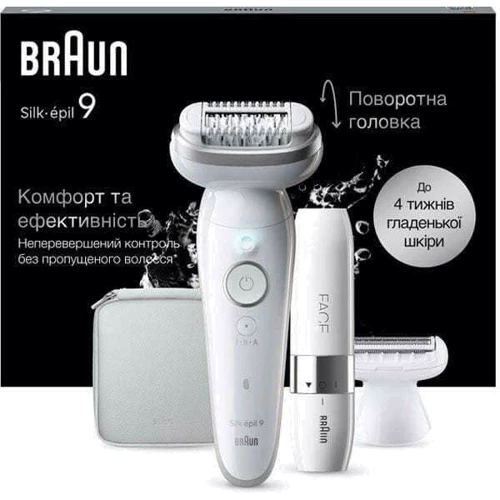 Эпилятор Braun SES 9-341: Система питания аккумулятор