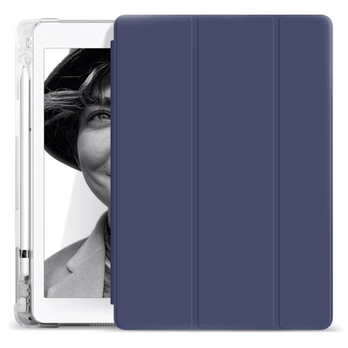 

BeCover Soft Tpu Smart Case with Apple Pencil mount Deep Blue (705000) for iPad 10.2" (2019-2021)