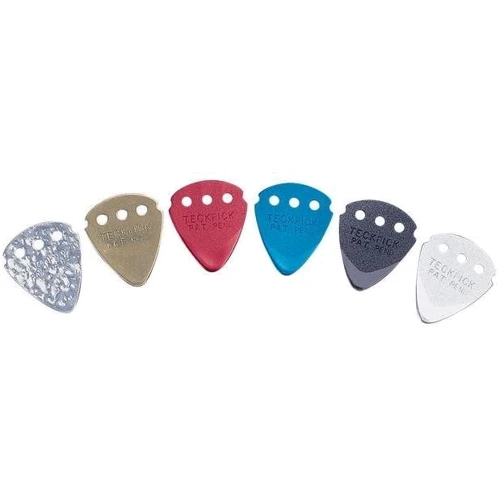 Медиатор Набор медиаторов DUNLOP 4670 TECKPICK ALUMINIUM CABINET: Форма медиатора Standard