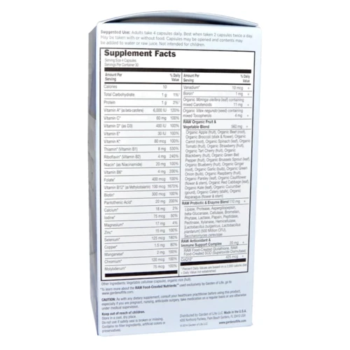 Garden of Life Vitamin Code, Men, 120 Vegetarian Capsules (GOL-11368): Форма выпуска Капсулы