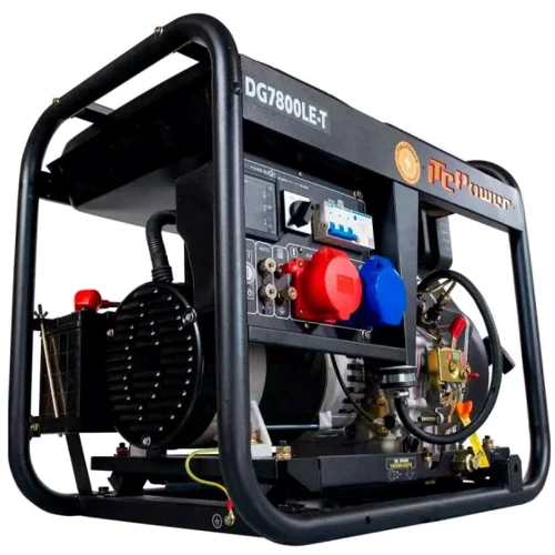Дизельный генератор ITC Power DG7800LET: Тип запуска комбинированный