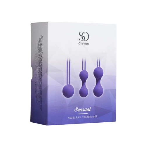 Вагинальные шарики Кегеля So Divine Sensual Kegel Balls в наборе 36 г, 62 г, 96 г
